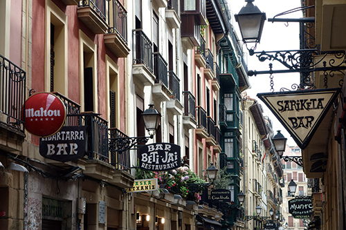 スペイン / セバスチャン 旧市街